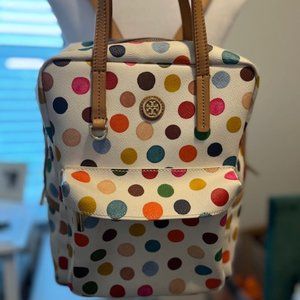 Tory Burch Leather Backpack Multicolor